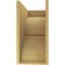Ekena Millwork 11"W x 22"D x 22"H Classic Asheboro Rough Cedar Woodgrain TimberThane Corbel, Primed Tan CORUR11X22X22ASHRCPR - alternate 5